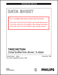 Click here to download 74HCT244DB Datasheet