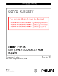 Click here to download 74HCT166PW Datasheet