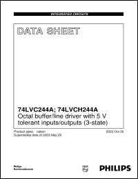 Click here to download 74LVC244ABQ Datasheet