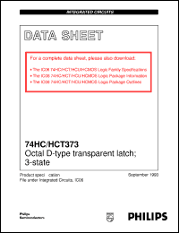 Click here to download 74HCT373PW Datasheet