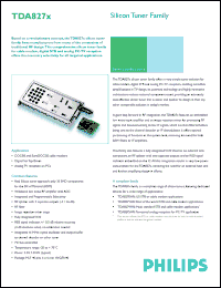 Click here to download TDA827X Datasheet