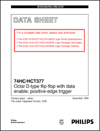 Click here to download 74HCHCT377 Datasheet