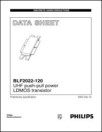 Click here to download BLF2022-120 Datasheet