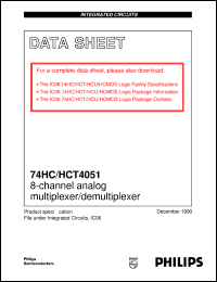 Click here to download 74HCT4051PW Datasheet