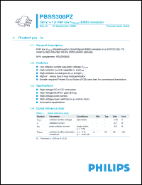 Click here to download PBSS306PZ Datasheet