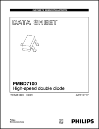 Click here to download PMBD7100 Datasheet