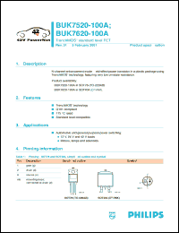 Click here to download BUK7620-100A Datasheet