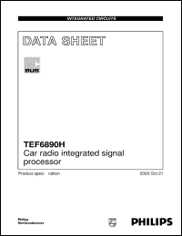 Click here to download TEF6890H Datasheet