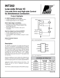 Click here to download INT202TFI2 Datasheet