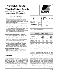 Click here to download TNY268G Datasheet