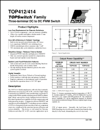 Click here to download TOP414G Datasheet