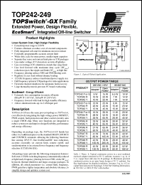 Click here to download TOP242-249 Datasheet