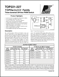 Click here to download TOP221G Datasheet