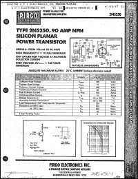 Click here to download 2N5250 Datasheet