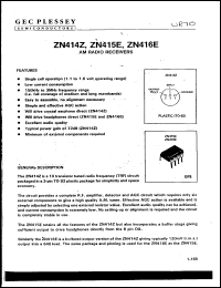 Click here to download ZN416E Datasheet