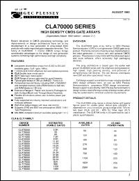 Click here to download CLA77000PGA144C Datasheet