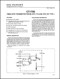 Click here to download CT1750 Datasheet