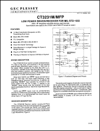 Click here to download CT3231M Datasheet