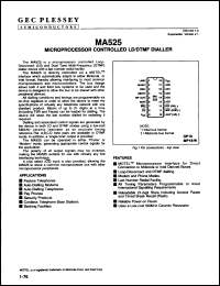 Click here to download MA525DP Datasheet