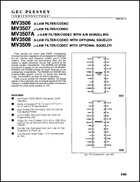 Click here to download MV3507A Datasheet