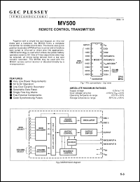 Click here to download MV500MP Datasheet