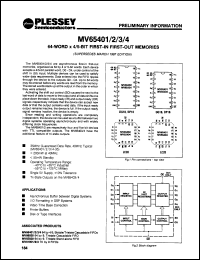 Click here to download MV65404-35B0DP Datasheet