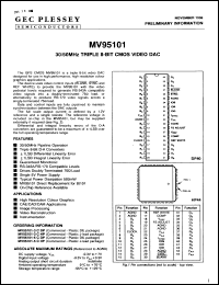 Click here to download MV95101-5CDP Datasheet