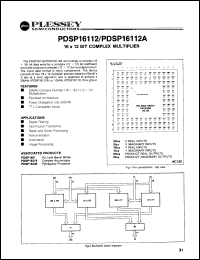 Click here to download PDSP16112B0 Datasheet