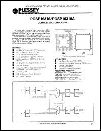 Click here to download PDSP16316AB0LC Datasheet