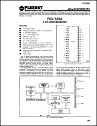 Click here to download PIC1650A Datasheet