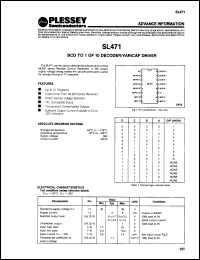 Click here to download SL471 Datasheet