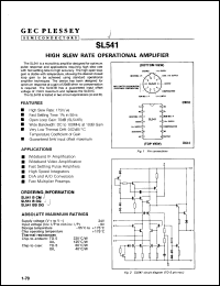 Click here to download SL541C-CM Datasheet