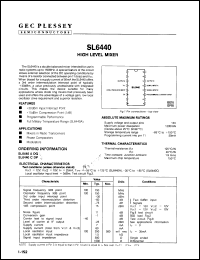 Click here to download SL6440A-DG Datasheet