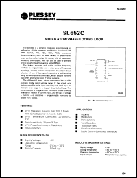 Click here to download SL652C Datasheet