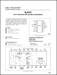Click here to download SL6701ABDG Datasheet