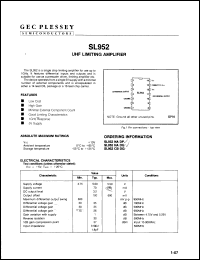 Click here to download SL952/LC Datasheet