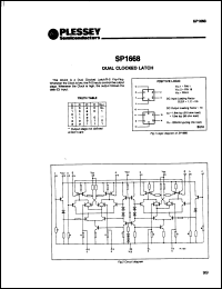 Click here to download SP1668 Datasheet