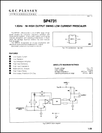 Click here to download SP4731 Datasheet