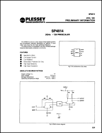 Click here to download SP4814 Datasheet