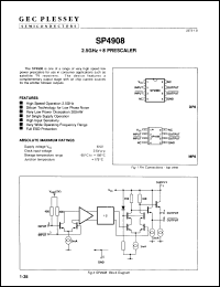 Click here to download SP4908MP Datasheet