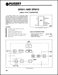 Click here to download SP5012 Datasheet