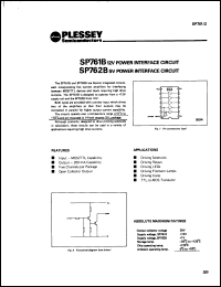 Click here to download SP762B Datasheet