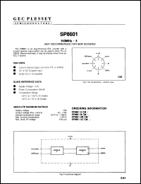 Click here to download SP8601ABCM Datasheet