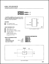 Click here to download SP8605BDG Datasheet