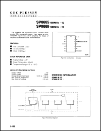 Click here to download SP8668BDG Datasheet