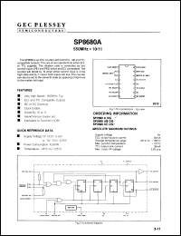 Click here to download SP8680B Datasheet