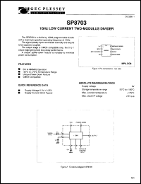 Click here to download SP8703/DG Datasheet