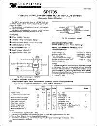 Click here to download SP8705DP Datasheet