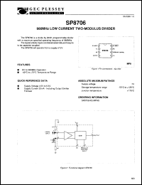 Click here to download SP8706DP Datasheet