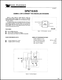 Click here to download SP8719ACDG Datasheet